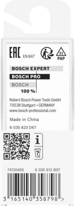 Produktbild Bosch Professional Zubehör Hohlkehlfräser, 1/4-Zoll, R1 6,3 mm, D 12,7 mm, L 9,2 mm, G 40 mm