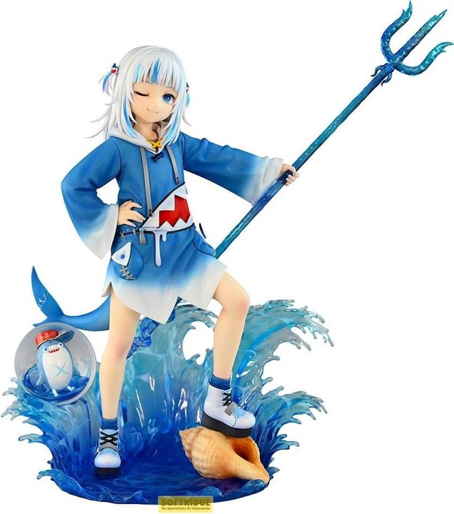 Actual product image Design Coco Hololive Production statuette PVC 1/7 Myth Gawr Gura 24 cm