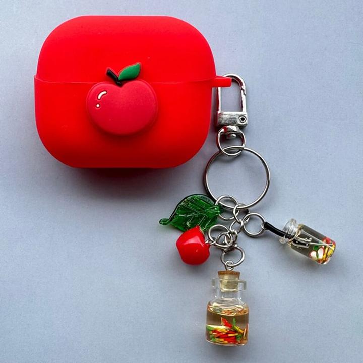 Cover-Discount Galaxy Buds3 / Buds3 Pro - Silikon Schutzhülle 3D mit Anhänger (Kopfhörer Hülle)