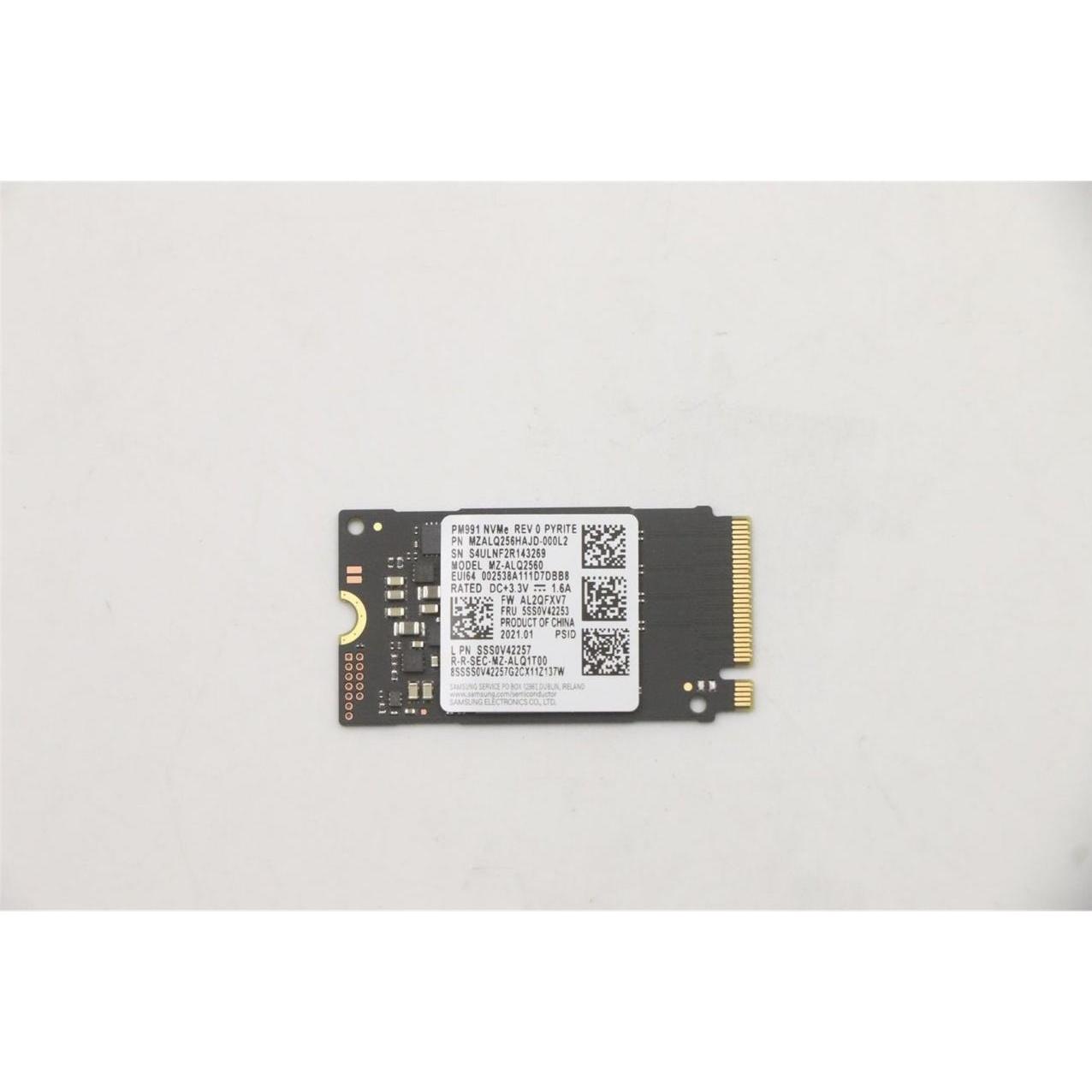 Lenovo SSD 256GB M.2 PCIe 2242 (256 GB, M.2 2242), SSD