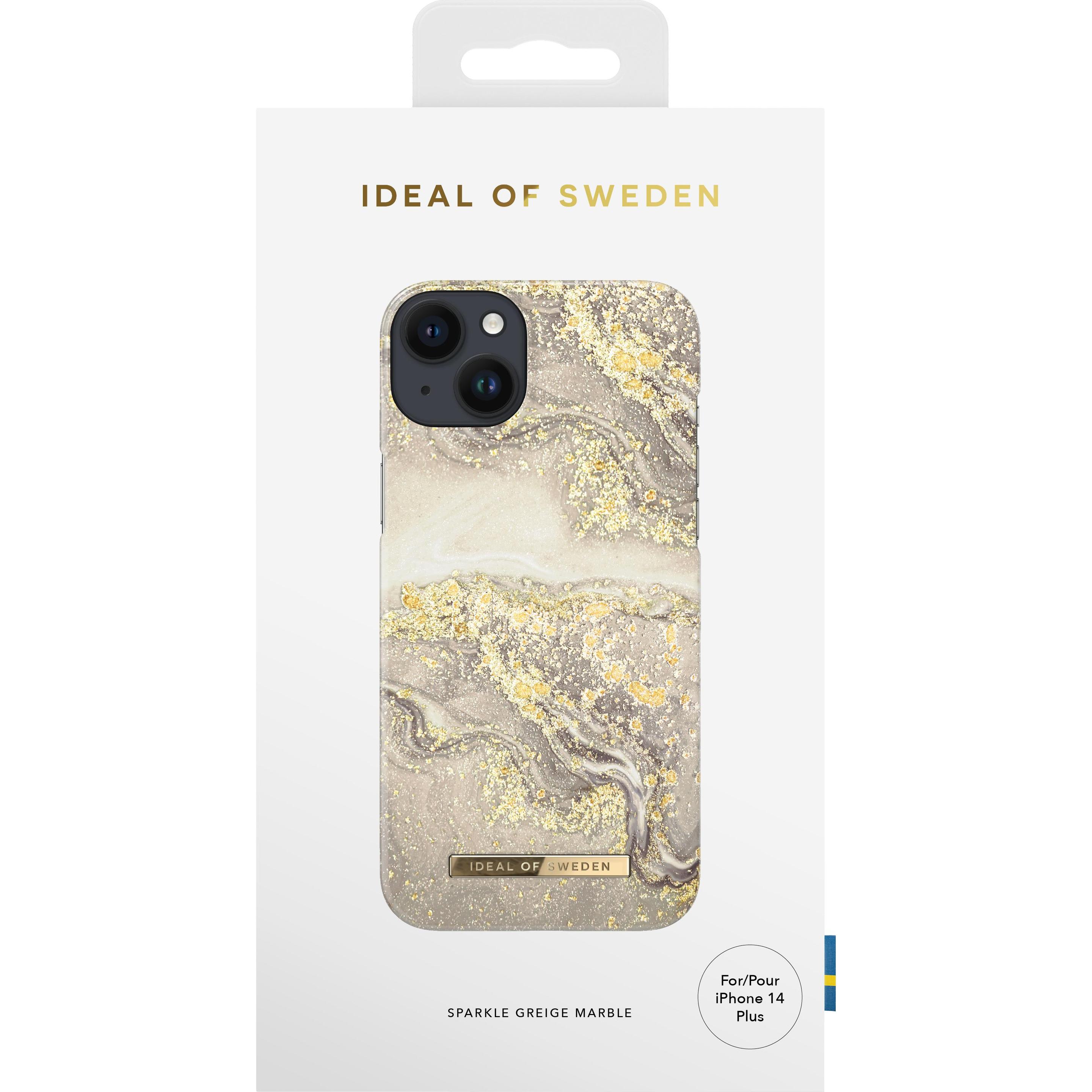 Thumbnail - iDeal Of Sweden Sparkle Greige Marble (Apple iPhone 14 Plus), Smartphone Hülle, Beige