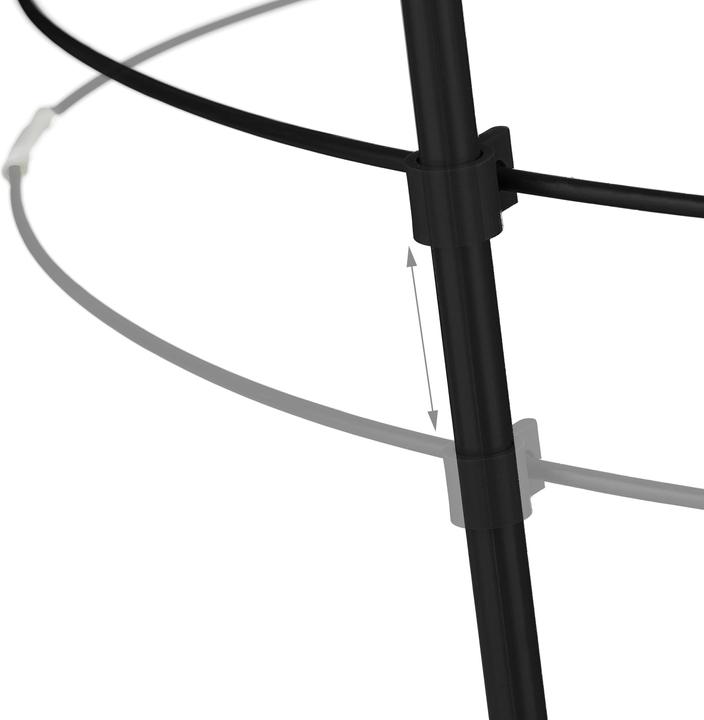 Produktbild Relaxdays 2x Rankhilfe (28 cm, 28 cm)