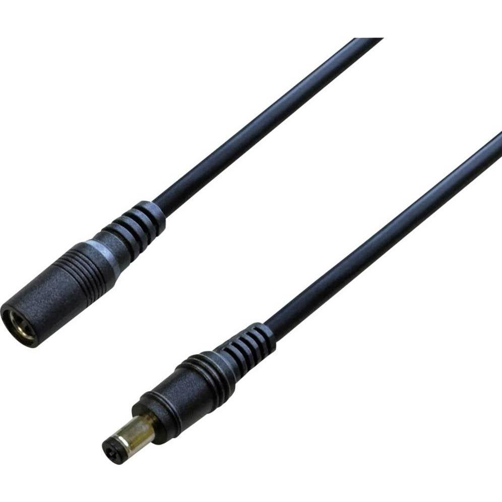 BKL Electronic 076106 Verbindungskupplung DC-Hohlstecker - DC-Kupplung 2.5 m, Cavo + Spina elettrica