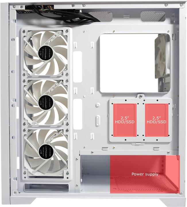 Produktbild LC-Power Crosswind (mATX, Mini-ITX, ATX)