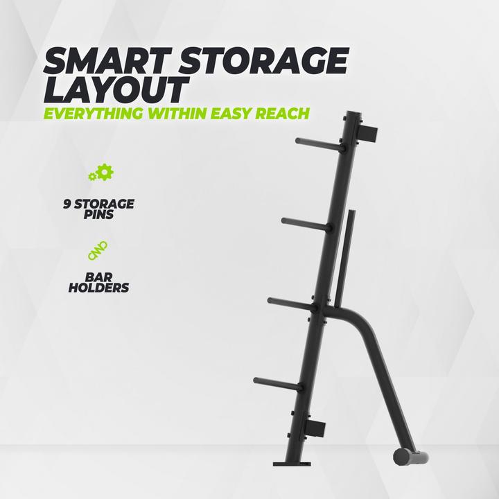 Produktbild Virtufit Rack di stoccaggio Bodypump - per 10 set - Rack per pompe
