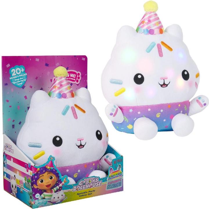 Actual product image Gabby's Dollhouse Sprinkle Party Cakey Cat (25.40 cm)