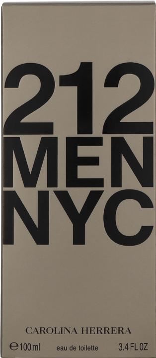 Actual product image Carolina Herrera 212 Nyc Men (Eau de toilette, 100 ml)