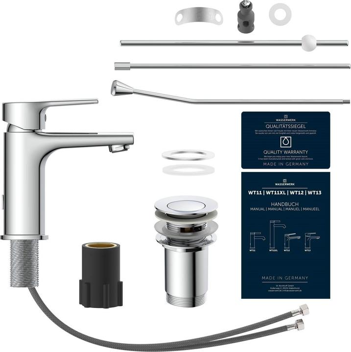 Actual product image Wasserwerk Wasserwork WT 13 Washbasin tap - Mixing tap - Chrome (601300)