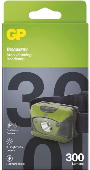 Actual product image GP Batteries GP CHR41 300LM Discovery Headlamp (300 lm)