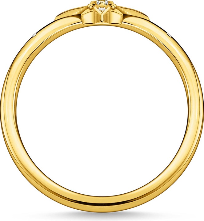 Immagine prodotto Thomas Sabo Anello stella con pietre d'oro (58, 925 Argento)