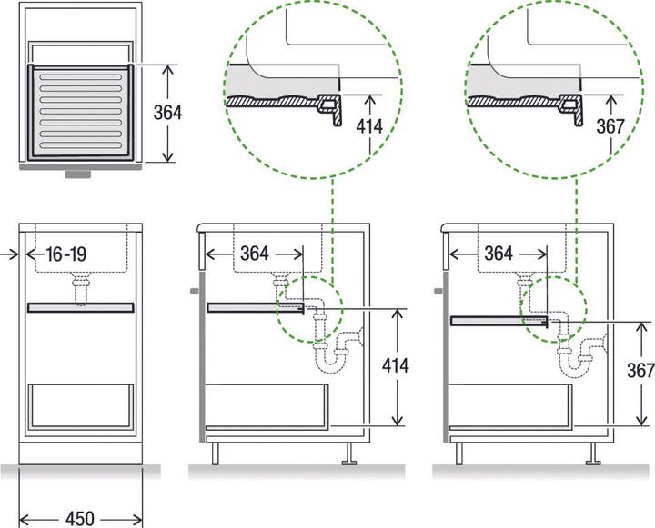 Image du produit Müllex X-LINE Tiroir 45 Basic 450 mm