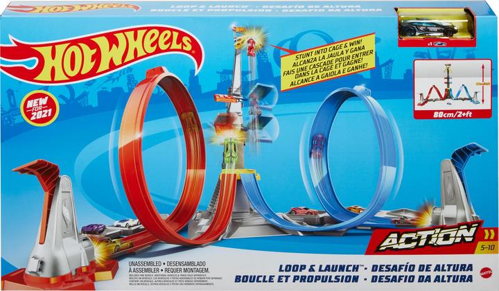 Actual product image Hot Wheels Loop & Launch Track set