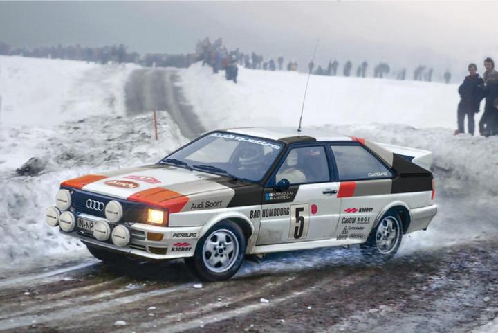 Actual product image Italeri 1:24 Audi Quattro Rally