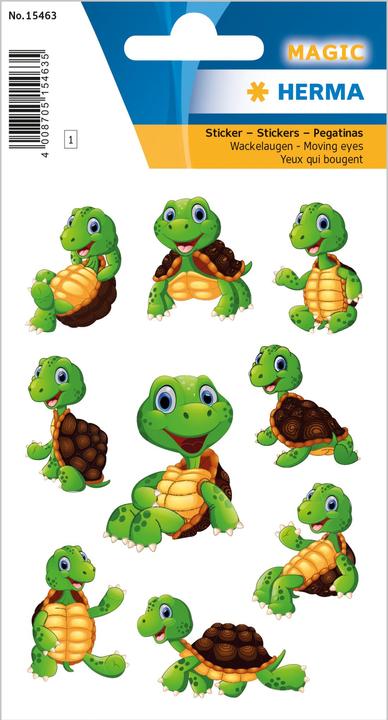 Actual product image HERMA Sticker turtle