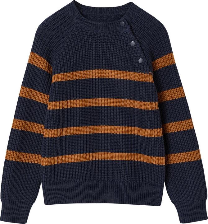 Produktbild Vertbaudet Jungen Strickpullover mit Streifen (98, 104)
