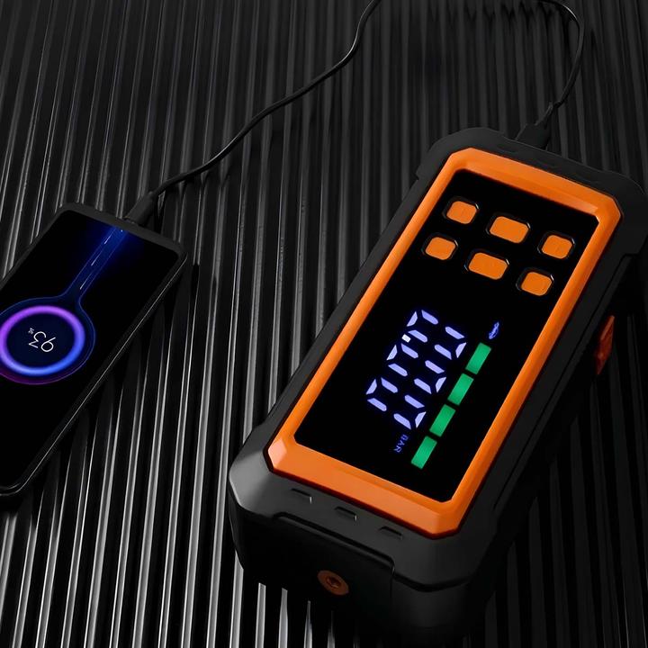 Produktbild Avizar Starthilfe mit Kompressor, Multifunktion (6000 mAh)
