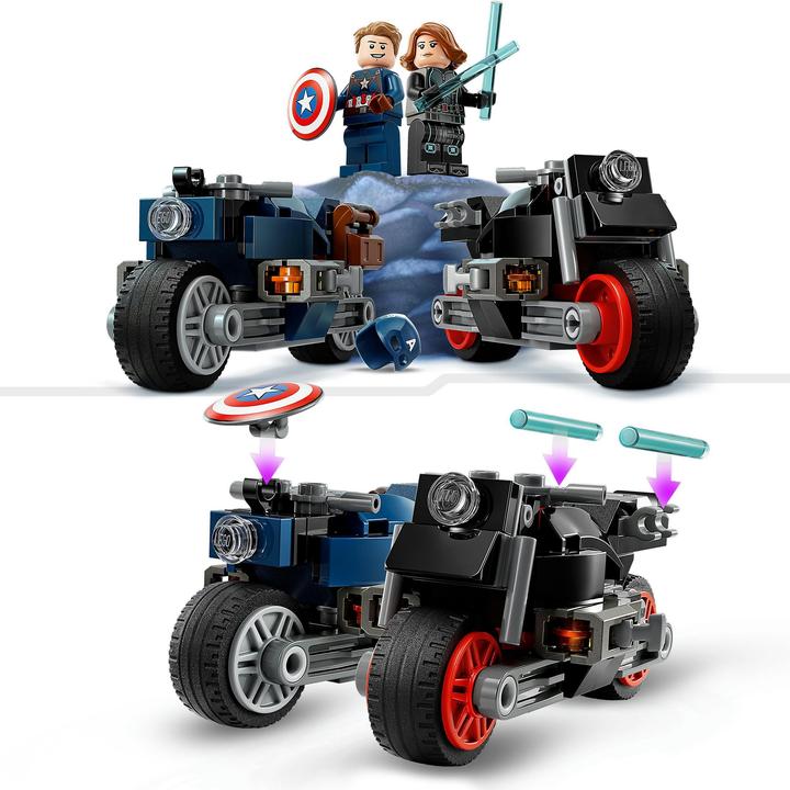Produktbild LEGO Black Widows & Captain Americas Motorräder (76260, LEGO Marvel)