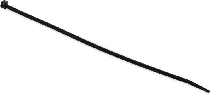 Actual product image KSS Range of cable ties polyamide 6.6, black, 280x7.6, UV-resistant, 100 pcs. (Plastic cable ties, 280 mm, 100 pcs.)