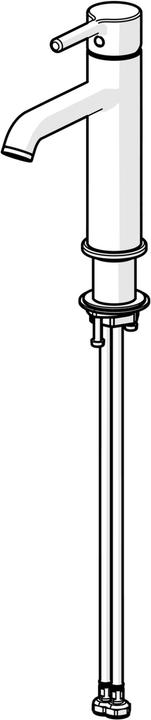 Produktbild Hansa VANTIS Style Mitigeur de lavabo, sans vidage, levier à goupille, saillie 133mm, 5437220733