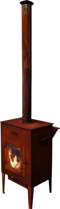Image du produit K-Stove Poêle à pellets Vesuvius | Chauffage de terrasse 4,5 kW Grille (4500 W)