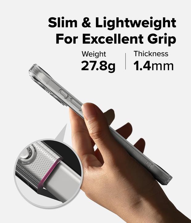 Produktbild Ringke Fusion Cover for iPhone 17 Matte Clear (Apple iPhone 17)