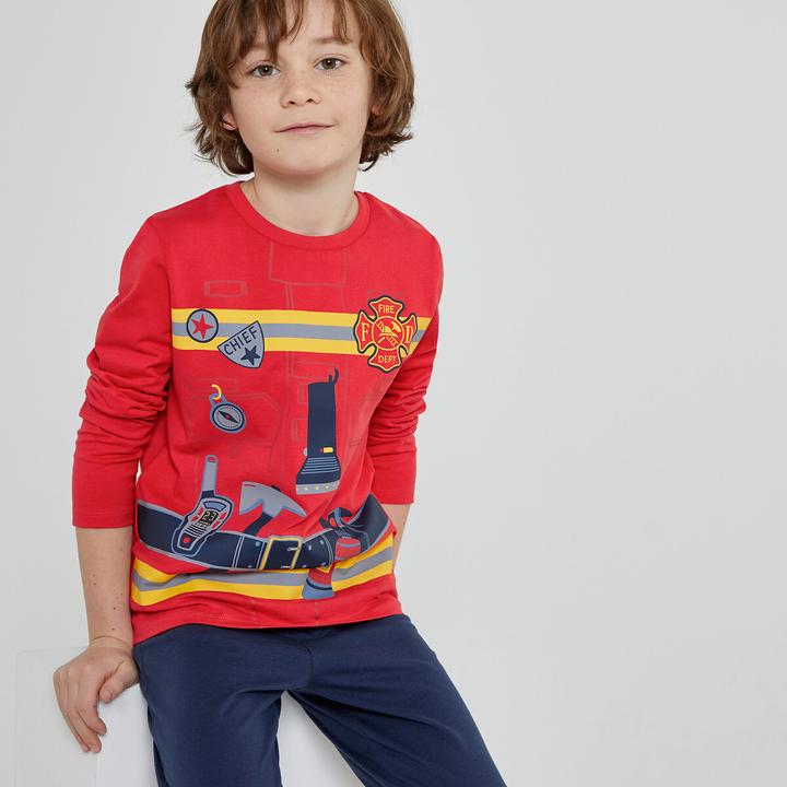 Image du produit La Redoute Collections Pyjama Costume Pompier (152)