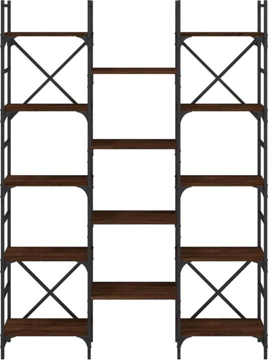 Produktbild vidaXL Bücherregal (127.50 x 28.50 x 172.50 cm)