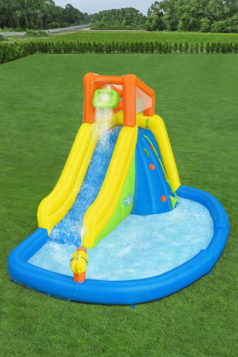 Produktbild Bestway Inflatable Water Park Pool 435x286x267cm + 5 Years Garden 53478