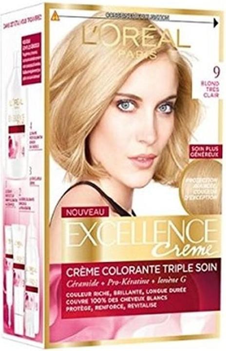 Produktbild L'Oréal Paris EXCELLENCE Creme tinte #9 rubio claro claro (9 rubio claro claro)