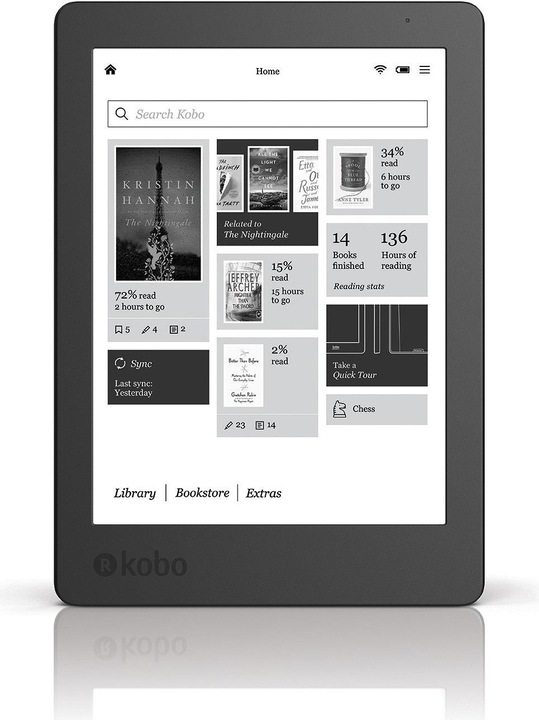 Immagine prodotto Kobo Aura 2a Edizione (6", 4 GB, Nero)