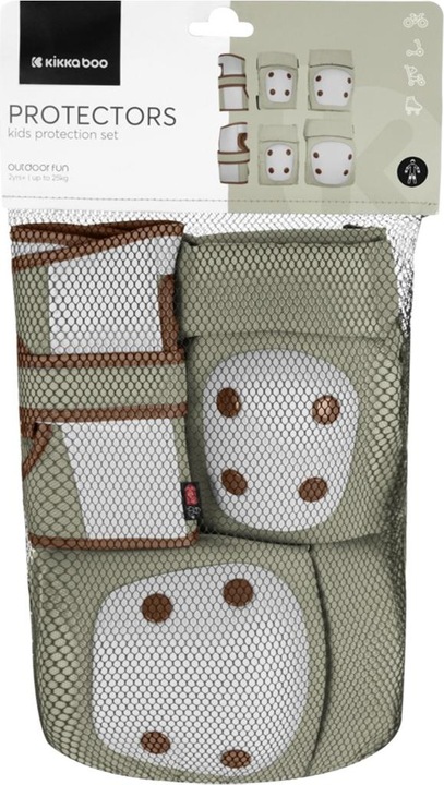 Produktbild Kikkaboo Kinder Schutzausrüstung (XS, Knieschoner, Ellbogenschoner, Handgelenkschoner, 6 Stück)