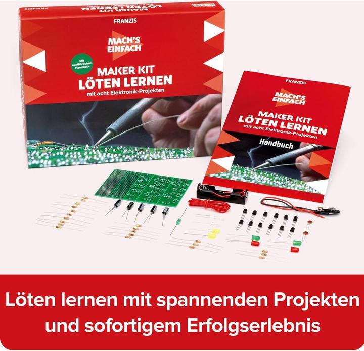Actual product image Franzis Maker Kit - Make it easy: Learn to solder