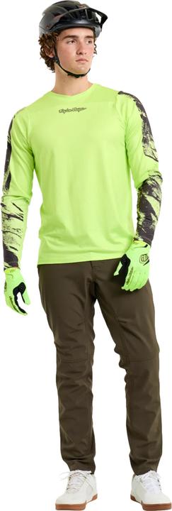 Actual product image Troy Lee Designs Skyline Chill Jersey, Rockslide, glo yellow, XL (XL)