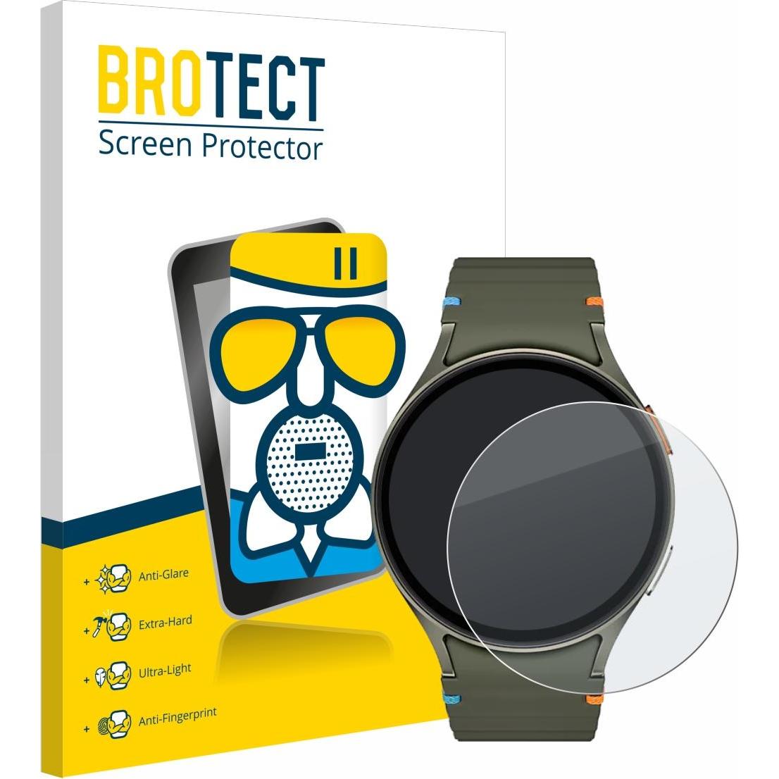 Thumbnail - BROTECT Schutzglas Schutzfolie Glas Folie Displayschutz matt, Smartwatch Schutzfolie, Grau