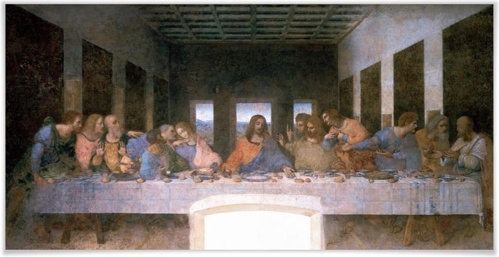 Image du produit Trenddeko Da Vinci - La Cène - Panorama (60 x 30 cm)