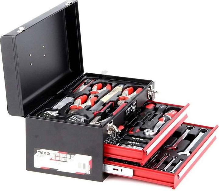 Actual product image Yato TOOL BOX W. TOOLS 80PCS (80 pieces)