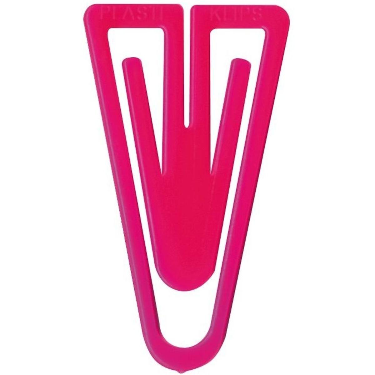 Laurel, Büroklammer, Büroklammern Super Plastiklips 110mm VE=1 Stück pink (1 x)