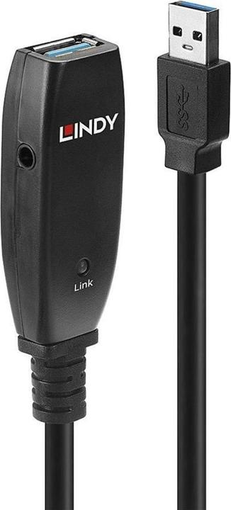 Lindy USB 3.0 Aktivverlängerung Slim (15 m, USB 3.0)