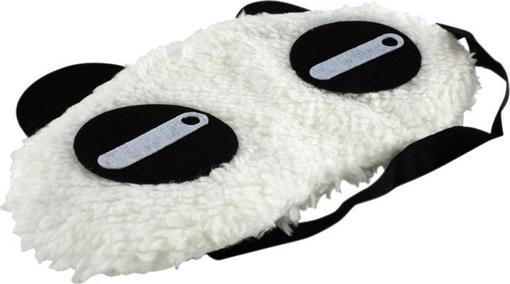 Actual product image JTI Sneaky Panda, fluffy sleep mask for travelling and relaxation (Sleeping mask)