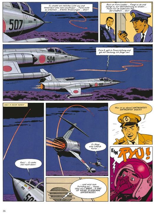 Productafbeelding Blake und Mortimer Bibliothek 8: Die drei Formeln des Professor Sato (Duits, Bob de Moor, Edgar-Pierre Jacobs, Michael Hein, 2025)