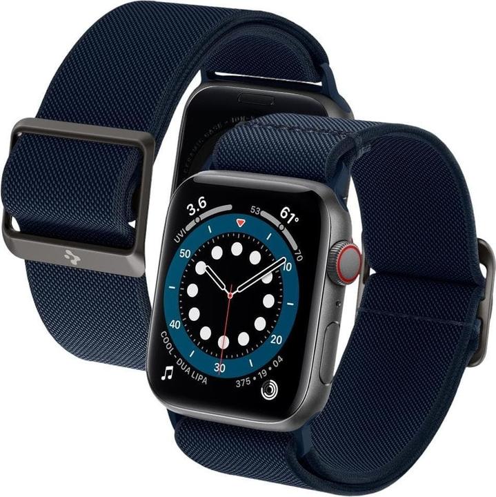 Actual product image Spigen Fit Lite Band for Apple Watch Series 42, 44, 45, 49 mm - navy (42 mm, 44 mm, 45 mm, 49 mm)