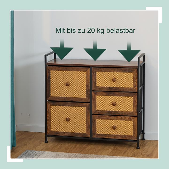 Produktbild Relaxdays Kommode (85 x 31.50 x 77 cm)