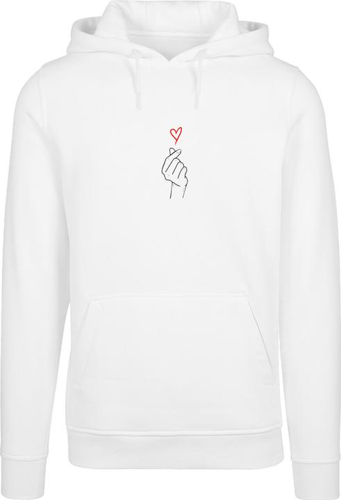 Produktbild Merchcode K Heart Fitted Heavy Hoody - 177157 (XS)