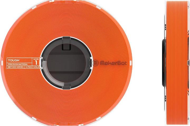 Produktbild Makerbot Tough Precision, safetyorange, 0.75kg (PLA, 1.75 mm, 750 g, Orange)