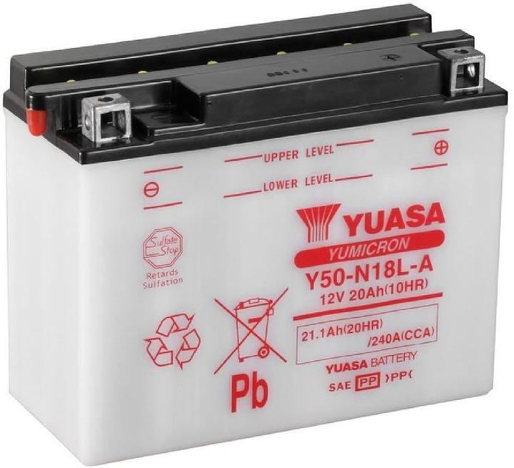 Actual product image Yuasa Garantie limitée de 6 mois (12 V, 21.10 Ah, 240 A)