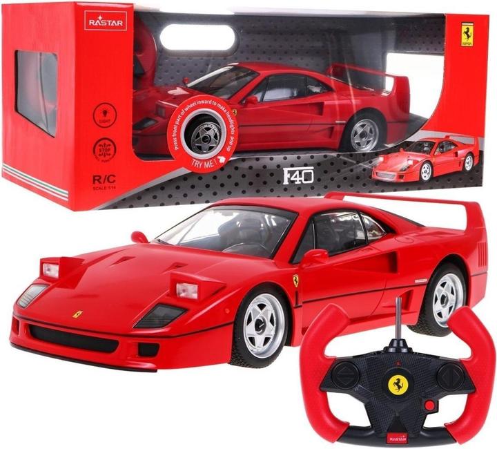 Actual product image Ramiz RASTAR Model Car Controllable R/C 1:14 Ferrari F40, 78700
