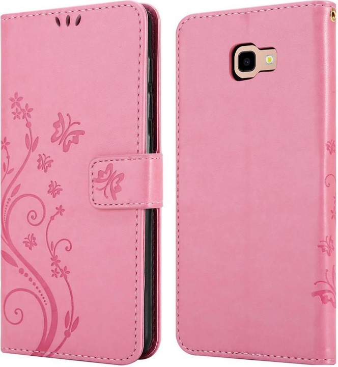 Actual product image Cadorabo Flower Book Cover (Samsung Galaxy J4+)