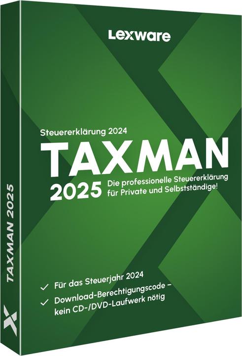 Actual product image Lexware TAXMAN 2025 (1 User, 12 months)
