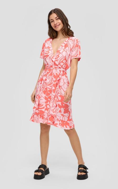 Produktbild s.Oliver Kleid Midi-Kleid mit Volants (32)