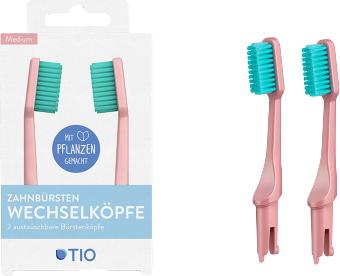 Produktbild TIO Wechselköpfe 2er Pack Soft Koralle (Weich, 2 x)